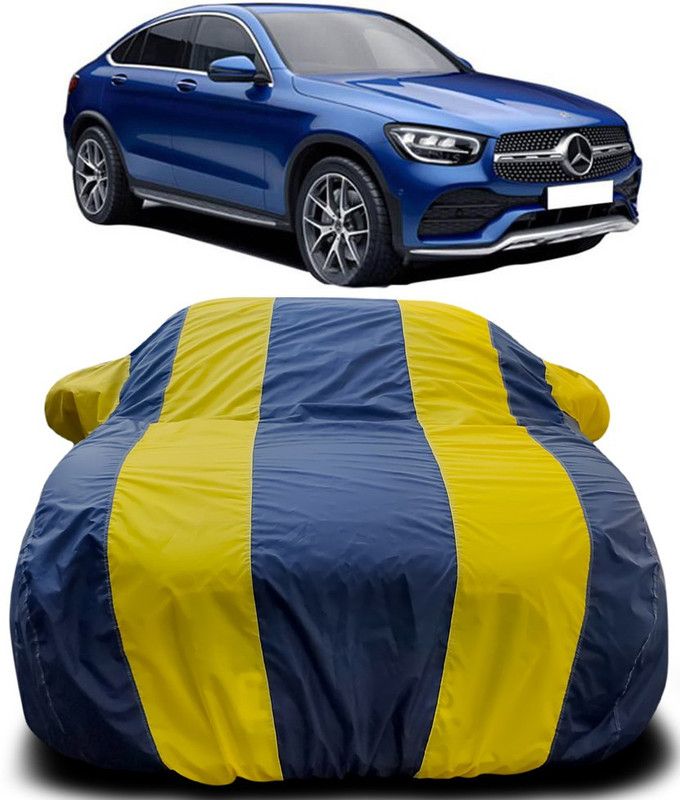 THE REAL ARV Car Cover For Mercedes Benz GLC Coupe (With Mirror Pockets)  (Blue, Yellow)