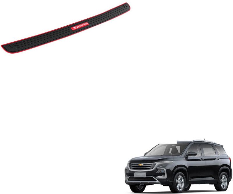 SEMAPHORE Rubber Car Bumper Guard  (Black, Red, Pack of 1, Chevrolet, Captiva)
