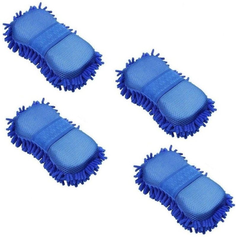 AUTYLE SNPG-4PC Mitt Sponge  (Pack of 4)