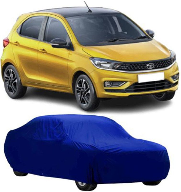 Aruna Motive Car Cover For Tata Indica Vista Aqua (With Mirror Pockets)  (Blue, For 2020 Models)