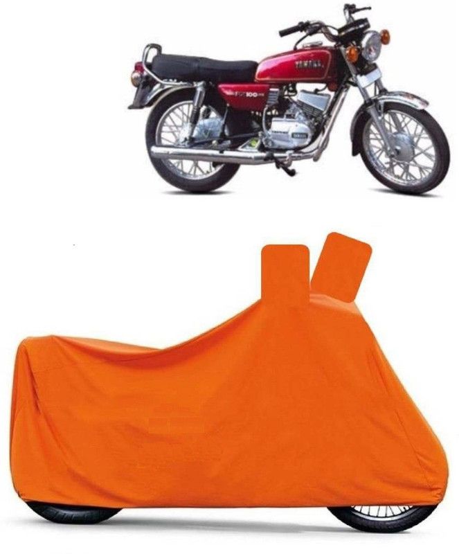 MoTRoX Two Wheeler Cover for Yamaha  (RX 100, Orange)