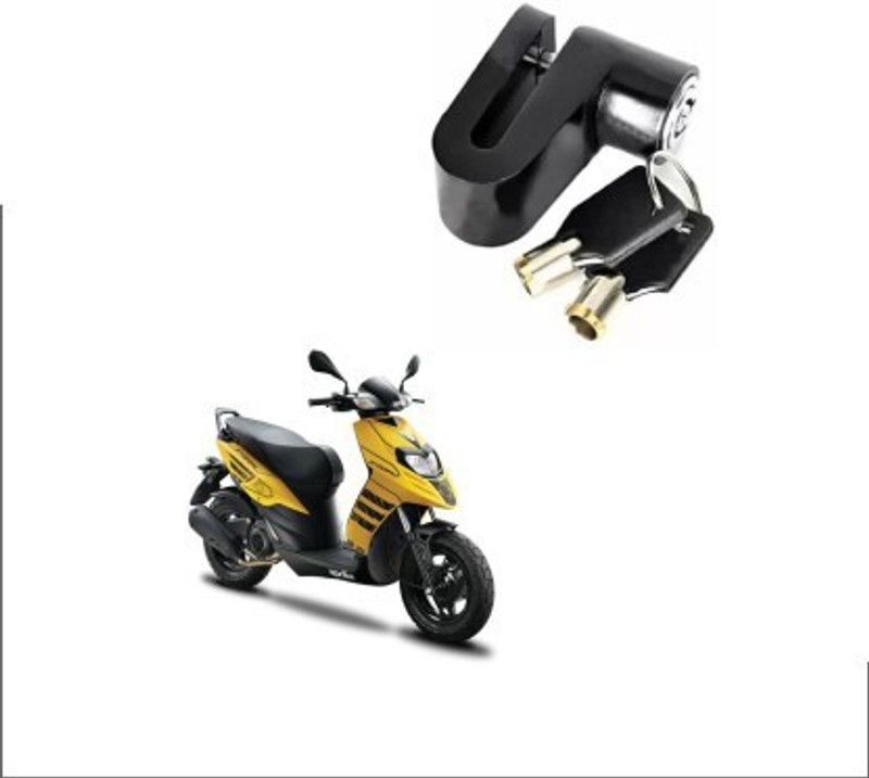 Giinix Heavy Steel Disc Break Security Lock Disc Lock For Aprilia Strom 125 Disc Lock  (Black)