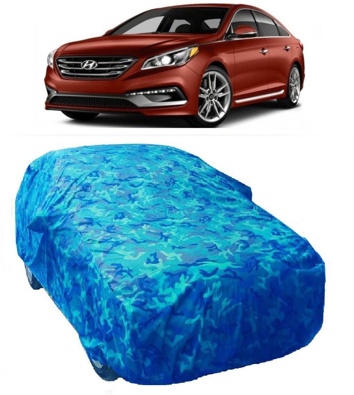 Gargi Traders Car Cover For Tata Sonata Fluidic (With Mirror Pockets)  (Blue)