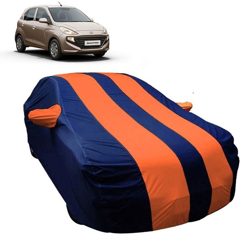 DgTrendz Car Cover For Hyundai Santro (With Mirror Pockets)  (Multicolor, For 2006, 2007, 2008, 2009, 2010, 2011, 2012, 2013, 2014, 2015, 2016, 2017, 2018, 2019 Models)