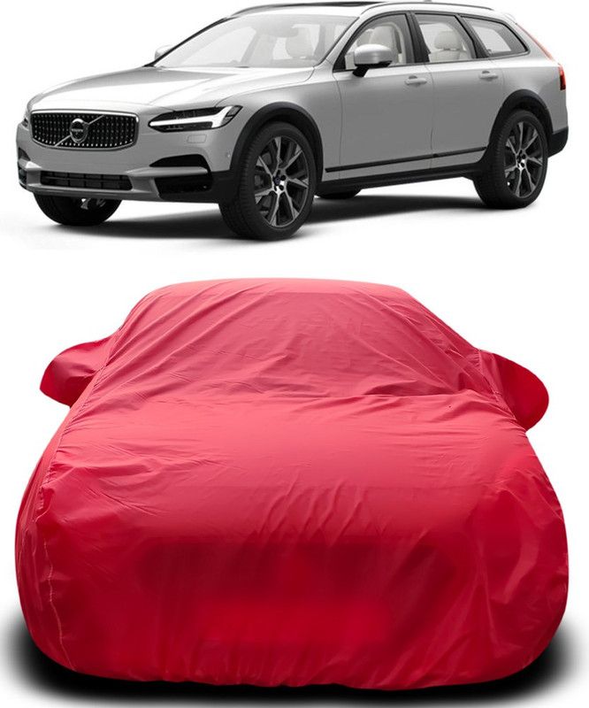 MoTRoX Car Cover For Volvo XC90 (With Mirror Pockets)  (Red)