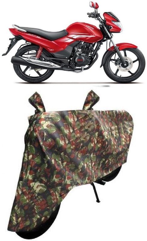 BIKECOVER Two Wheeler Cover for Hero  (Achiever, Green)