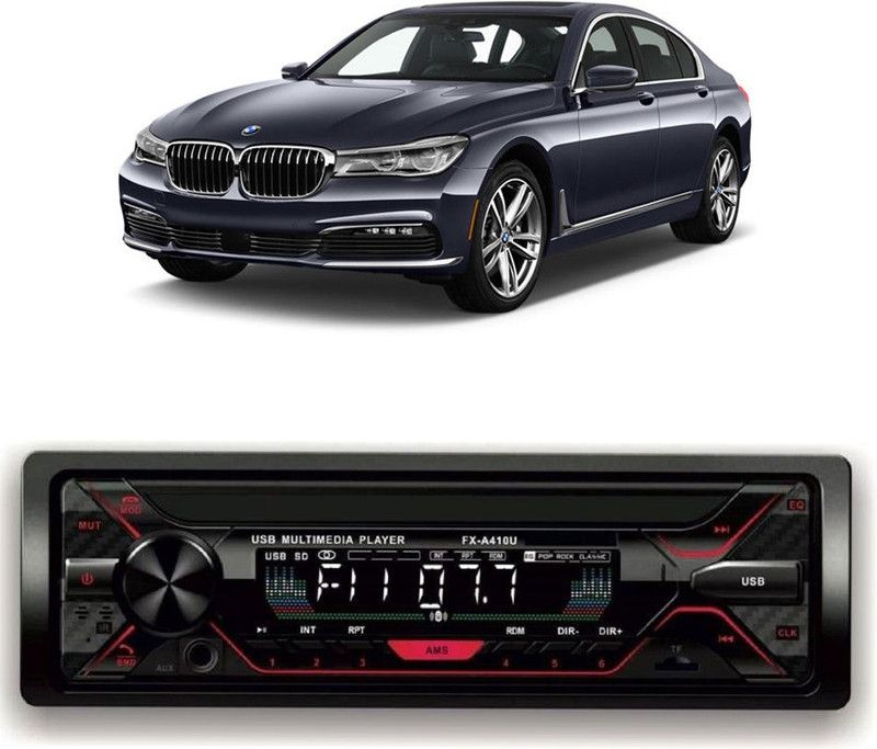 Purpleheart Car Stereo FX- A100U Car Stereo with Bluetooth, USB, SD Card , Aux P-58 Car Stereo  (Single Din)