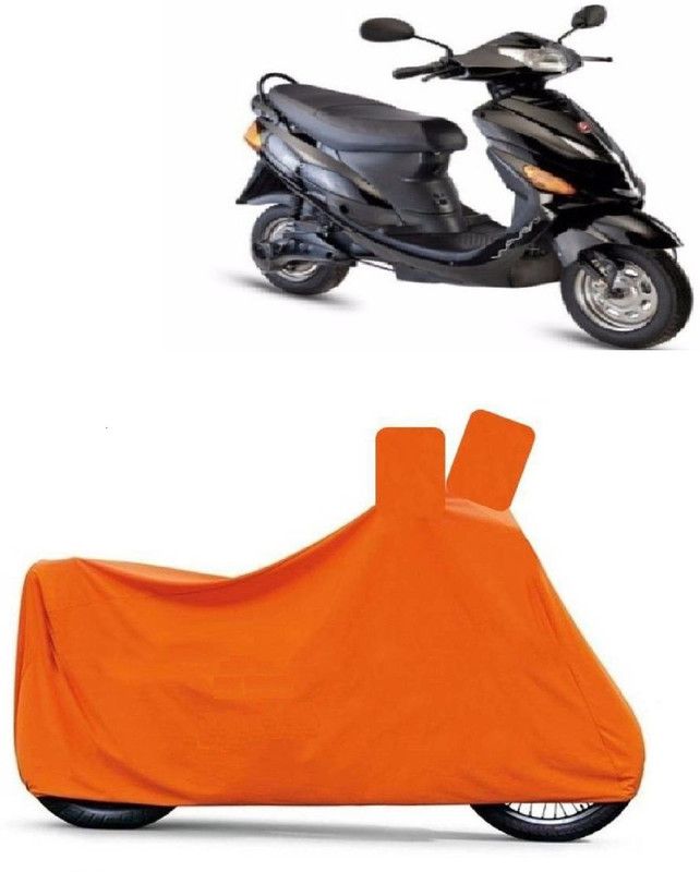 MoTRoX Two Wheeler Cover for Lohia  (Oma Star, Orange)