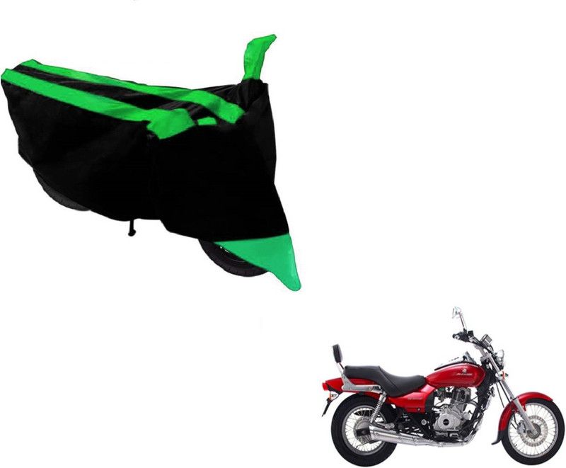 AUTYLE Two Wheeler Cover for Bajaj  (Avenger 220 DTS-i, Black, Green)