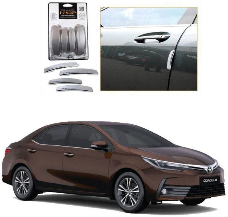 Etradezone Plastic Car Door Guard  (Silver, Pack of 4, Toyota, Corolla)
