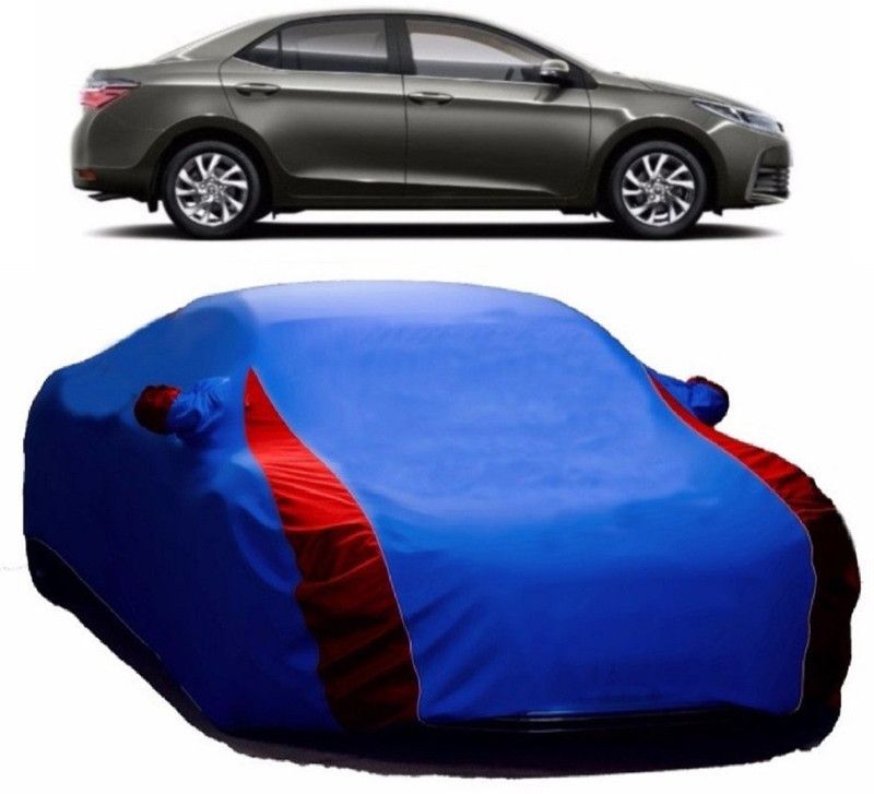 AutoKick Car Cover For Toyota Corolla Altis (With Mirror Pockets)  (Multicolor)