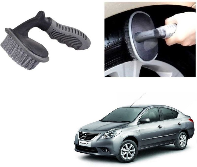 SPREADX Alloy Wheel Tire Car Rim Tyre Cleaning Brush suitable for Nissan Sunny 300 g Wheel Tire Cleaner  (Pack of 1)