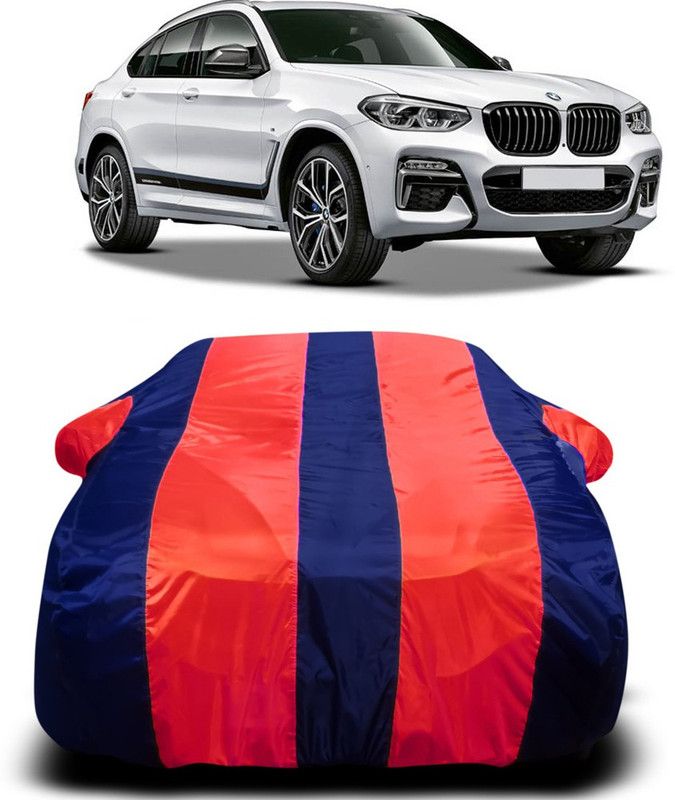 Ascension Car Cover For BMW X4 (With Mirror Pockets)  (Red, Blue)