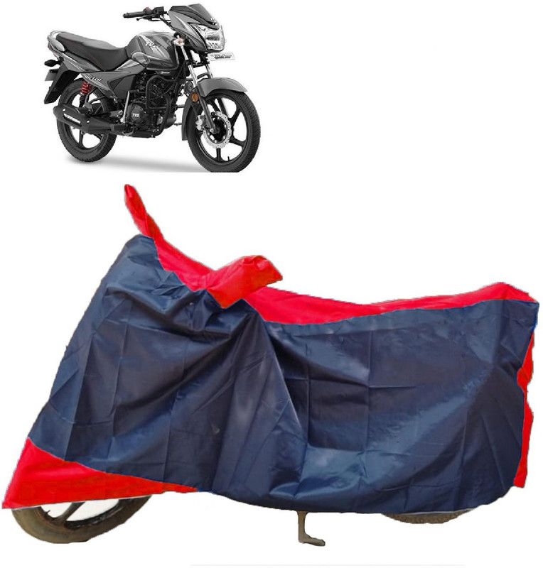 ANTOFY Two Wheeler Cover for TVS  (Victor GLX, Multicolor)