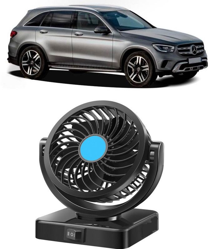 Amulite Cooling Car Fan 360 Degree Rotatable For vehicle-El_ 389 Car Interior Fan  (12 V)