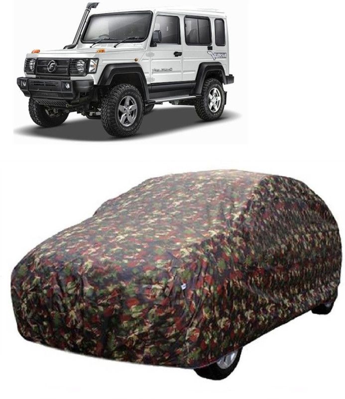 NEXTON Car Cover For Force Gurkha (Without Mirror Pockets)  (Multicolor)