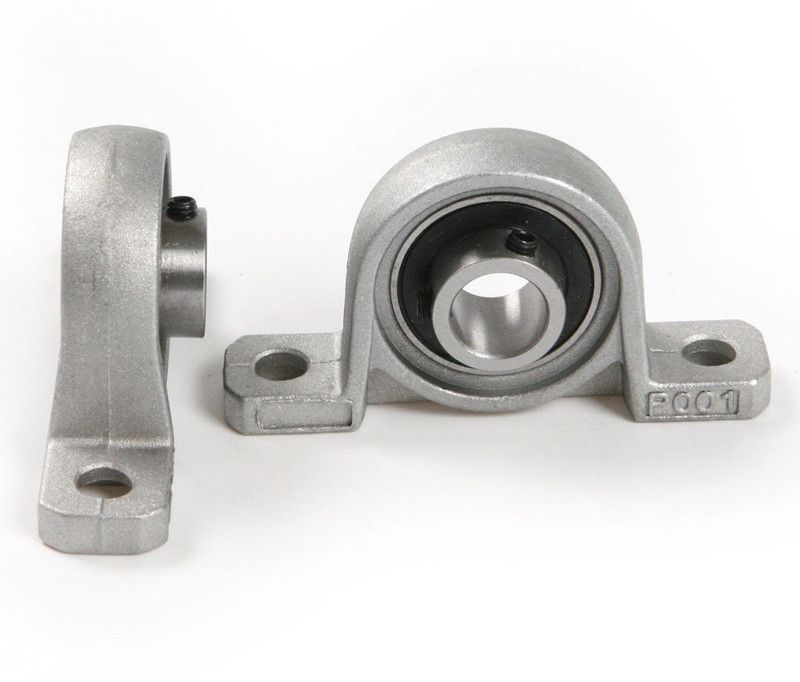 INVENTO 2Pcs P001 12mm Self Aligning Flange Pillow Block Ball Bearing For 3D Printer/CNC Wheel Bearing