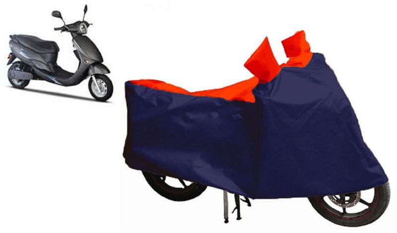 Auto Oprema Waterproof Two Wheeler Cover for Avon  (E Scoot, Blue, Red)