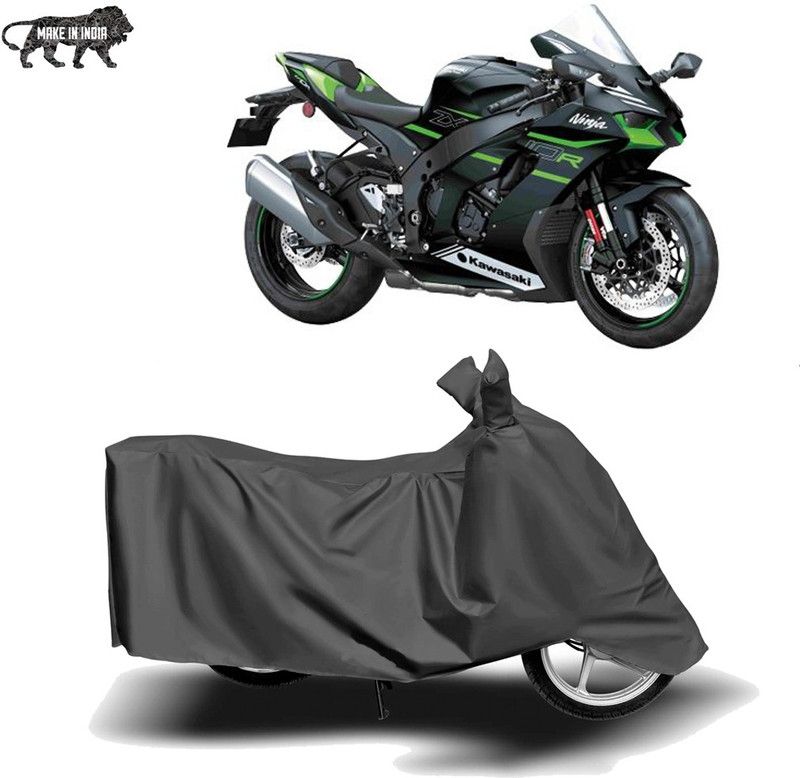 MOTOGENIX Two Wheeler Cover for Kawasaki  (Ninja ZX-10R, Grey)
