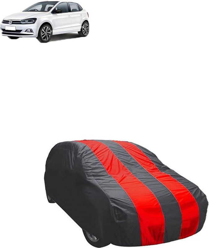 Kuchipudi Car Cover For Volkswagen Universal For Car (Without Mirror Pockets)  (Red, Grey, For 2005, 2006, 2007, 2008, 2009, 2010, 2011, 2012, 2013, 2014, 2015, 2016, 2017, 2018, 2019, NA Models)