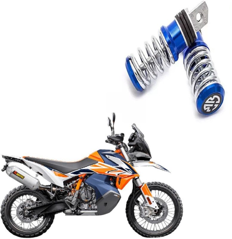 Jetnix Spring Style Blue Metal Motorcycle Foot Rest For KTM Adventure 750 Foot Rest  (Blue)