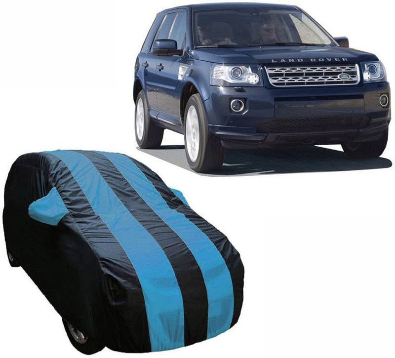 Autoinnovation Car Cover For Land Rover Freelander (With Mirror Pockets)  (Blue, Multicolor)