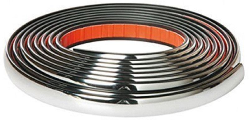 Lakshmina Enterprises Side Window 5 Meter Chrome Beading Roll Car Beading Roll For Window (10 mm) Car Beading Roll For Grill and Garnish Cover, Window, Bumper, Door, Window Sill  (5 m)