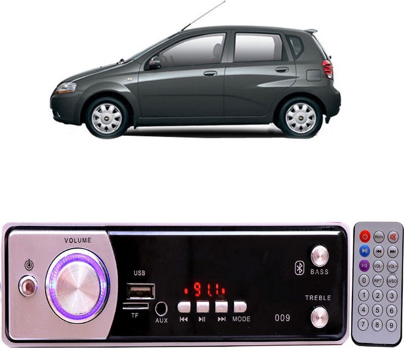 Genipap Silver009 BLUETOOTH/USB/SD/AUX/FM/MP3 Car Stereo ( Single Din) -81 Car Stereo  (Single Din)