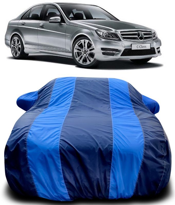Dvis Car Cover For Mercedes Benz C220 (With Mirror Pockets)  (Blue, Blue)