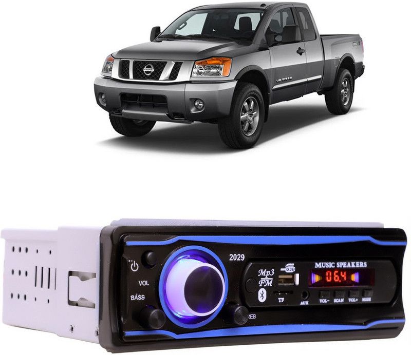 Bluedrum Blue Stereo-999 BLUETOOTH/USB/SD/AUX/FM/MP3 (BLUE & Black)-455 Car Stereo  (Single Din)