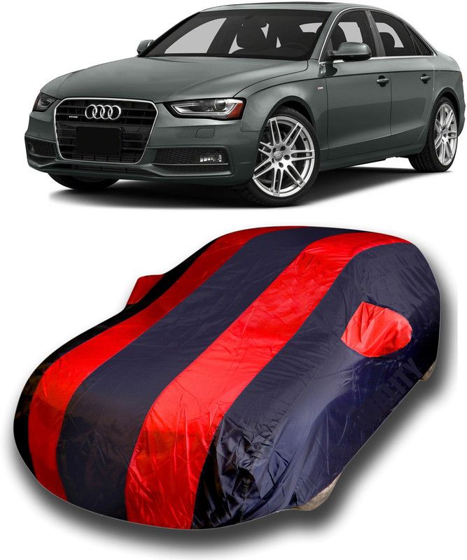 THE REAL ARV Car Cover For Audi S4 (With Mirror Pockets)  (Blue, Red)