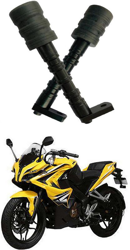 Enfield Works Super Strong Universal Bike Crash Guard Black / Slider-P-48  (Universal For Bike)