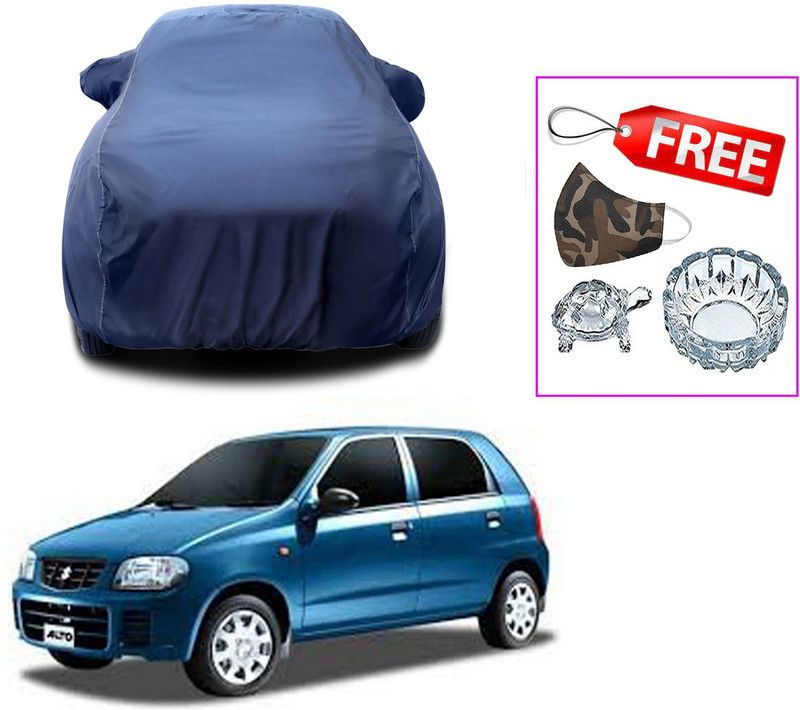 COVER MART Car Cover For Maruti Suzuki Alto 800 STD (With Mirror Pockets)  (Grey)