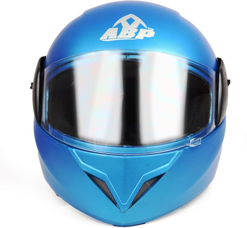 ABP NITRO PLAIN OCEAN BLUE MATTE ISI MARK MOTORBIKE HELMET Motorbike Helmet  (Ocean Blue)