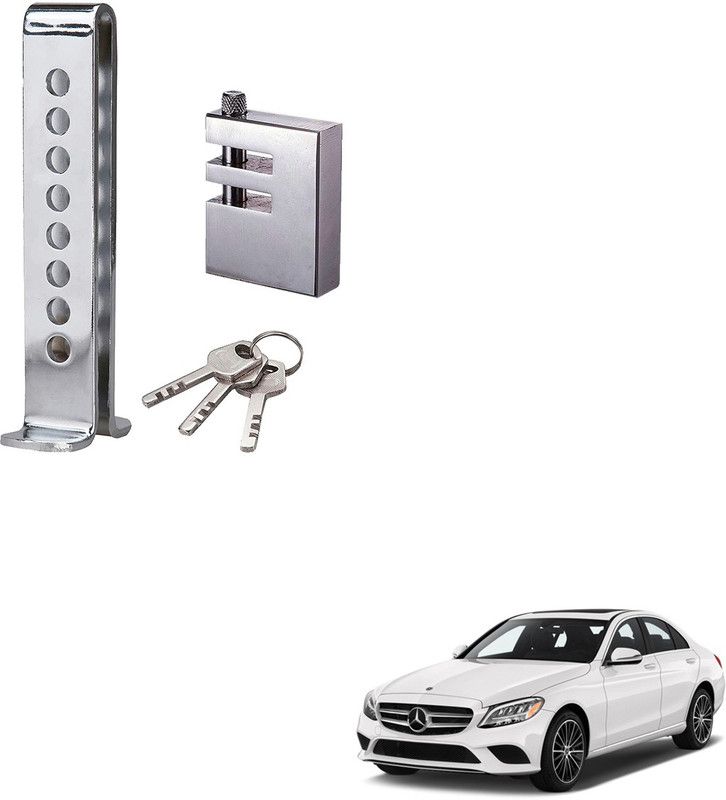 SEMAPHORE Anti-Theft Car Clutch Pedal Lock Rod Car Brake Lock for Mercedes Benz C-Class Gear Lock  (Hardened Steel, Stainless Steel)