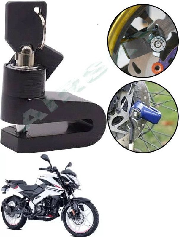 AIRSKY Motorcycle Disc Brake Lock Security Anti Theft for Bajaj Pulsar NS 160 Disc Lock  (Multicolor)
