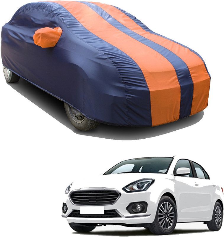 SS FOR YOUR SMART NEEDS Car Cover For Maruti Swift Dzire ZXI Plus Petrol (With Mirror Pockets)  (Orange, Blue)