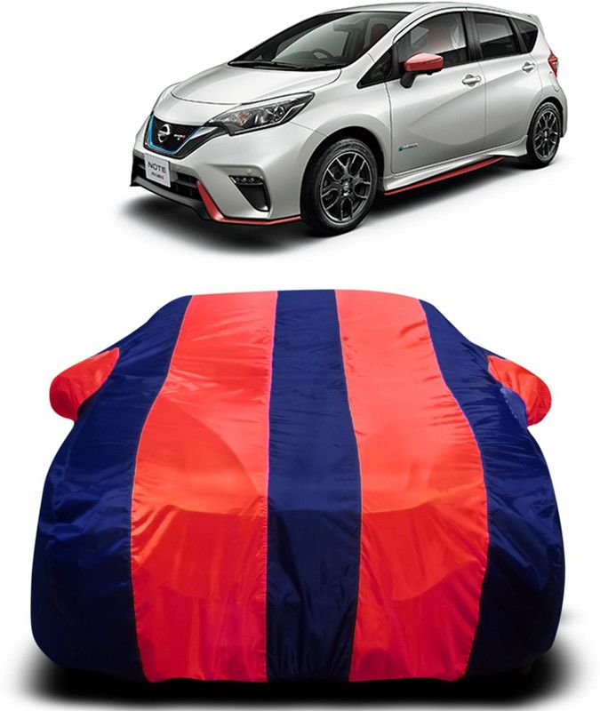 AUTOGARH Car Cover For Nissan Note e-Power (With Mirror Pockets)  (Red, Blue)