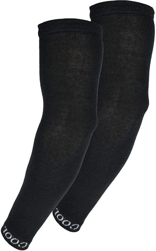 Aadikart Cotton Arm Sleeve For Men & Women  (XL, Black)