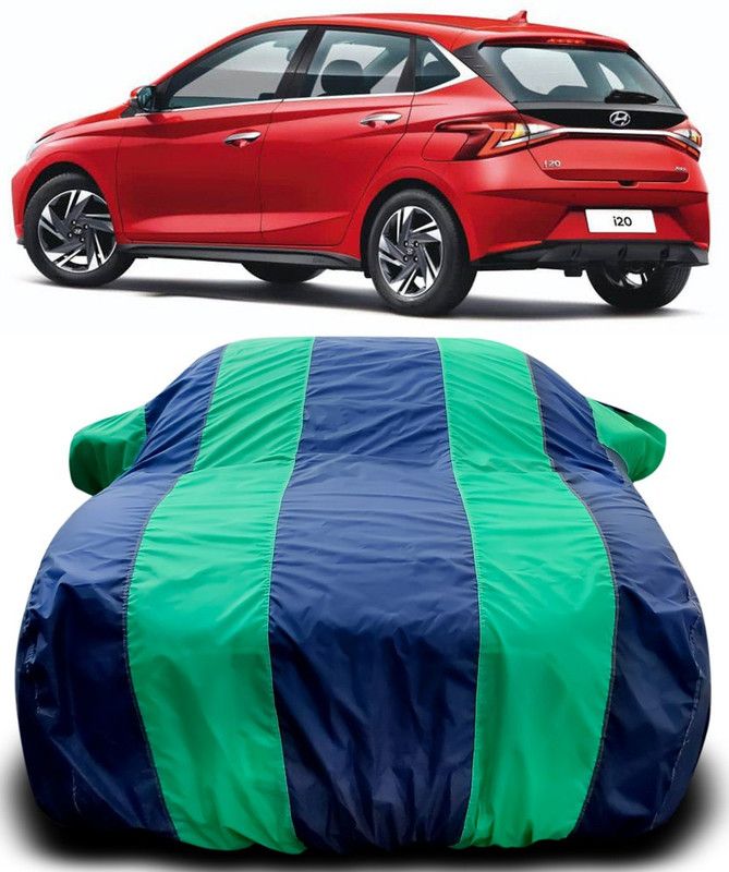 Elegance Car Cover For Hyundai Elite i20 2020  (Blue, Green)