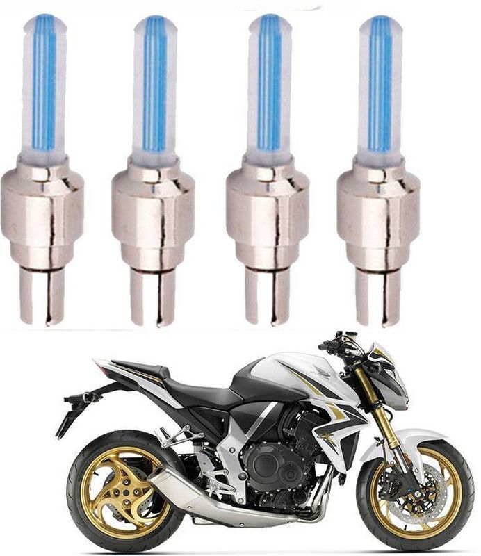 RWT Bike Tyre Light (Blue, Set of 2)-323 Tail Light, Parking Light Motorbike LED for Honda (12 V, 2 W)  (CB 1000R, Pack of 4)