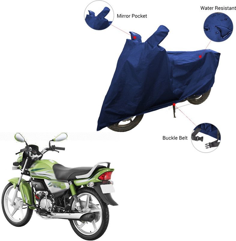 SS FOR YOUR SMART NEEDS Two Wheeler Cover for Hero  (HF Deluxe Eco, Blue)
