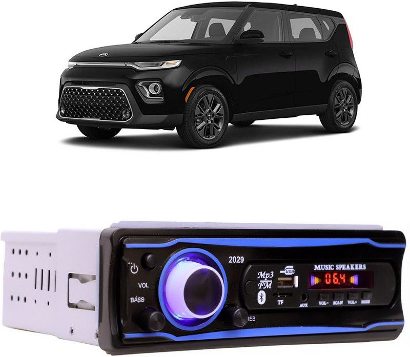 Bluedrum Blue Stereo-999 BLUETOOTH/USB/SD/AUX/FM/MP3 (BLUE & Black)-239 Car Stereo  (Single Din)