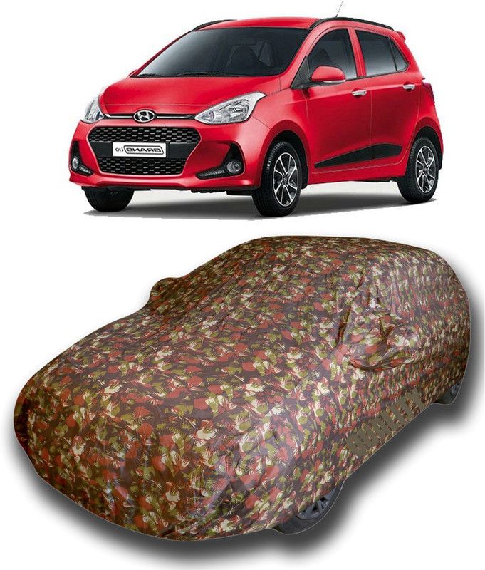 SanginiSang Car Cover For Hyundai Grand i10 (With Mirror Pockets)  (Multicolor)