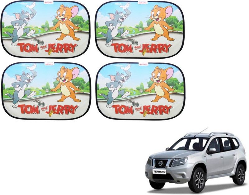 MOCKHE Side Window Sun Shade For Nissan Terrano  (Multicolor)