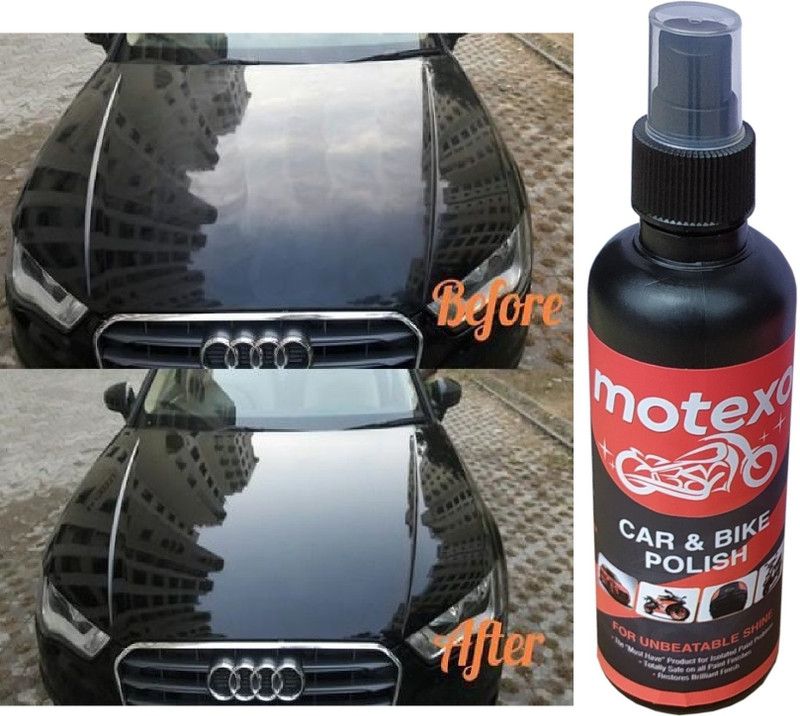 MOTEXO Liquid Car Polish for Bumper, Chrome Accent, Dashboard, Exterior, Headlight, Leather, Metal Parts, Windscreen  (200 ml, Pack of 1)