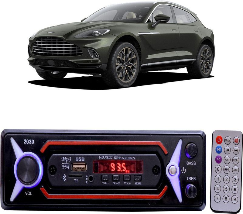 JBRIDERZ JB-2030 Red BLUETOOTH/USB/SD/AUX/FM/MP3 Car Stereo ( Single Din) E-1 Car Stereo  (Single Din)