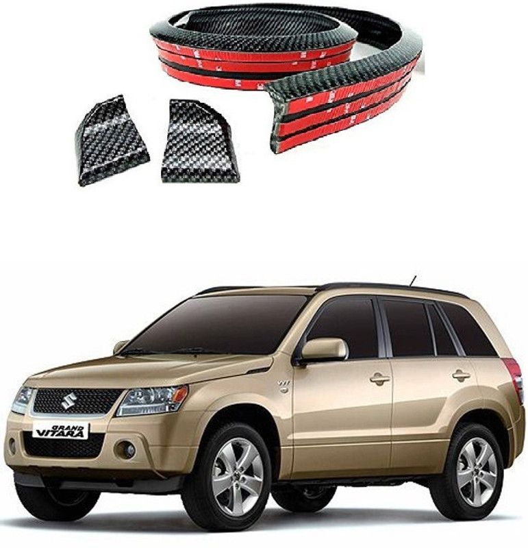 PRTEK Carbon Finish Trimmable Car Spoiler Car Lip Spoiler Universal Fit for Cars 0105 Car Spoiler