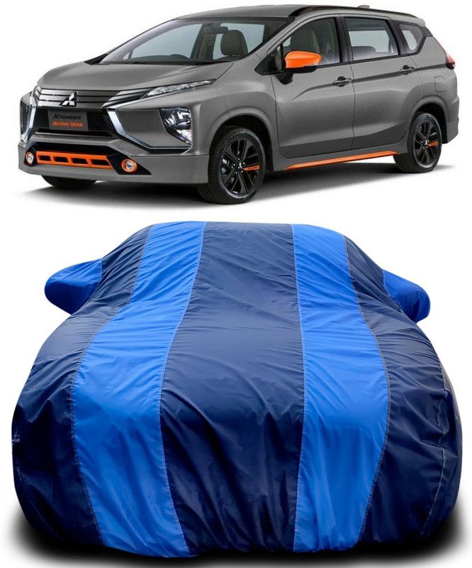 Dvis Car Cover For Mitsubishi Xpander (With Mirror Pockets)  (Blue, Blue)