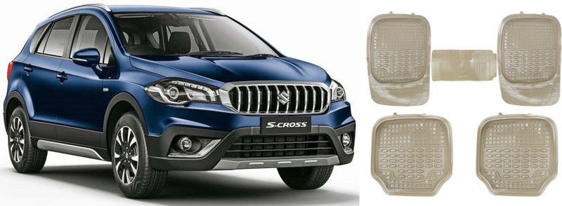 COMMANDER Silicone Standard Mat For Jeep Compass  (Beige)